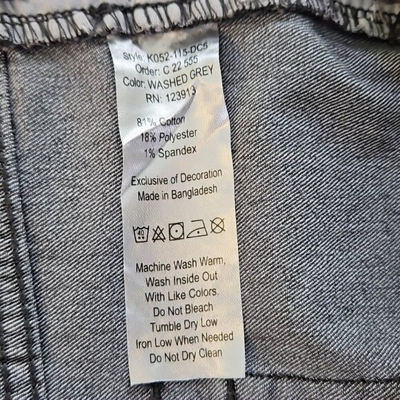 Jachs New York Jeans Men's 44x32 Gray Mid Rise Soft Stretch Slim Straight NWT - Picture 16 of 16